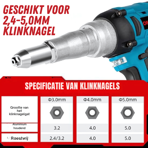 Klinknagelpistool - 720W