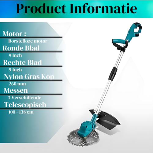 Telescopische Grastrimmer - 4000W