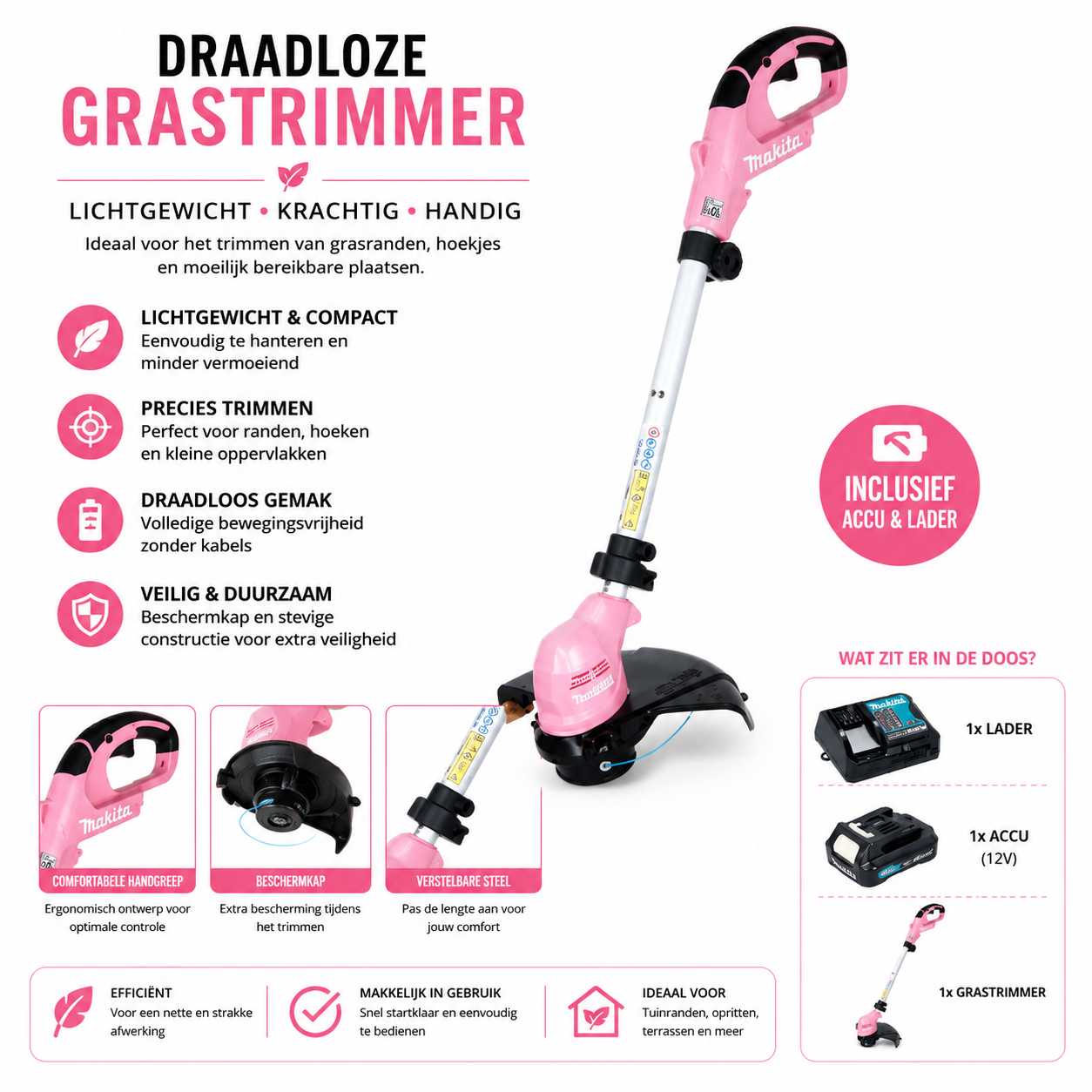 Makita UR100DSAP Accu Kantensnijder 12V
