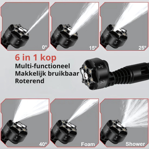 6 in 1 Hogedrukreiniger - 3500W